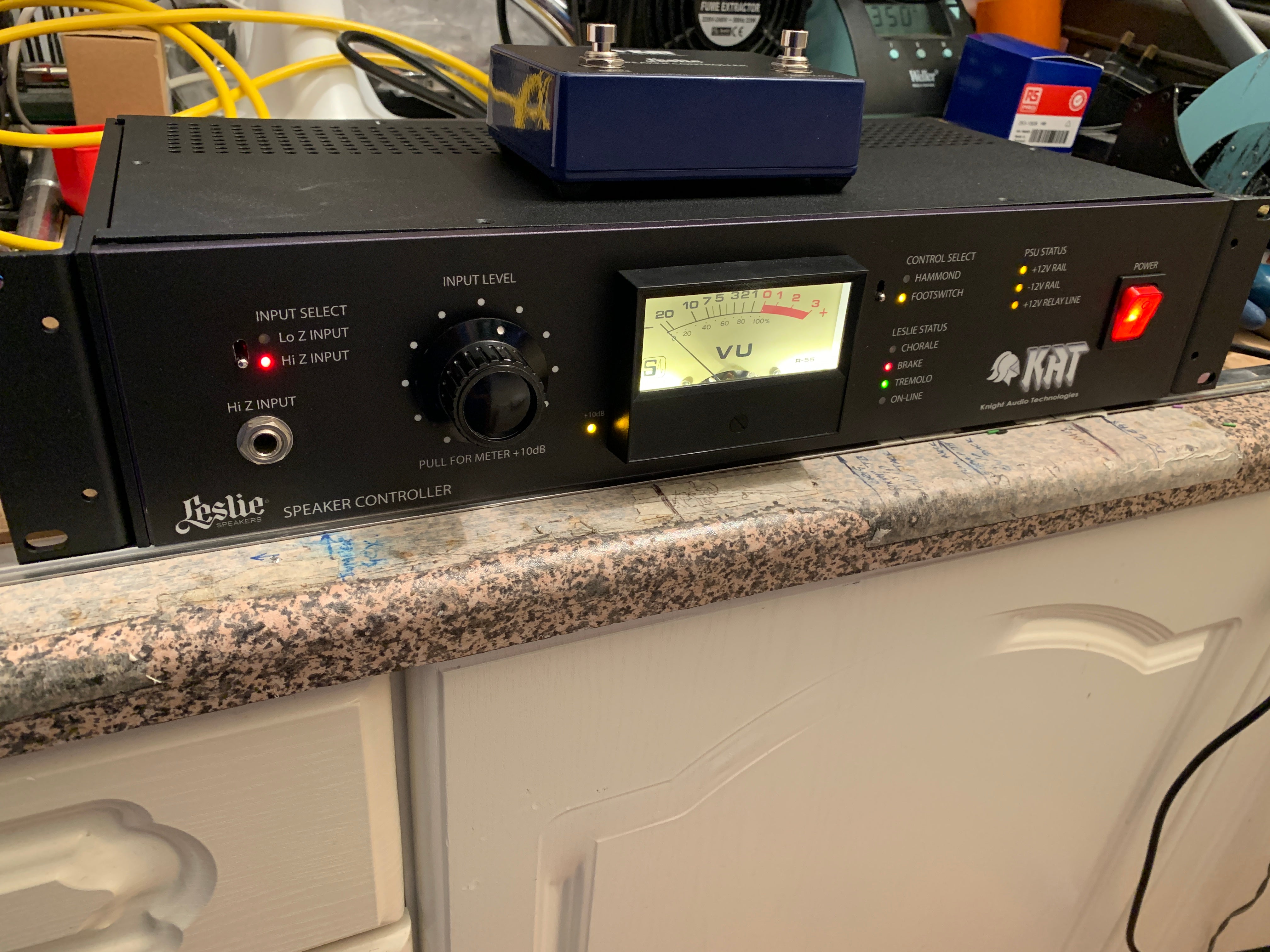 Jeff’s Leslie Speaker Controller. – Knight Audio Technologies