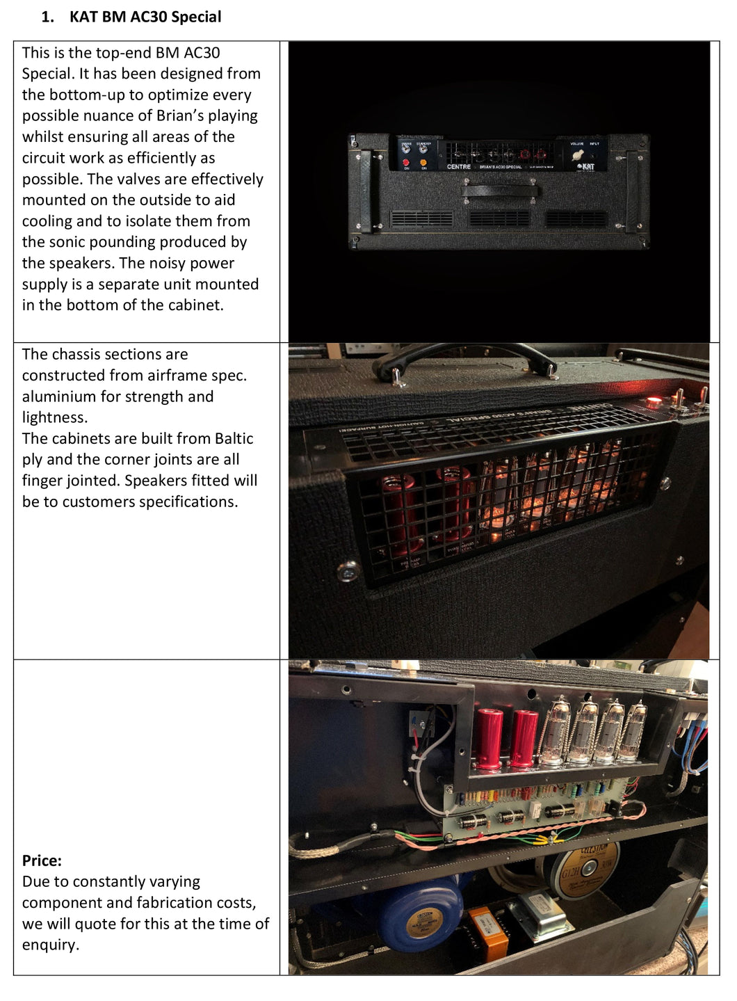 KAT Amplifier Builds and Modifications