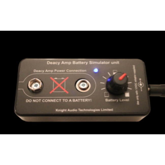 Deacy Amp Battery Simulator and Power Supply